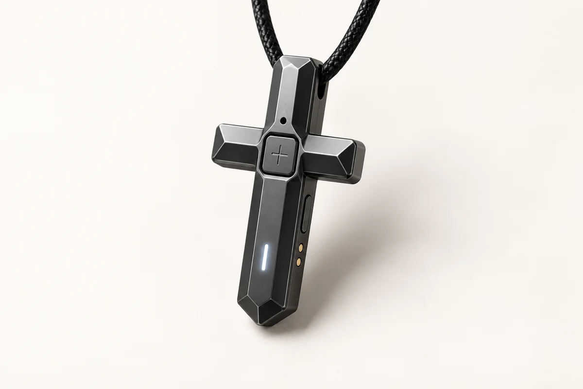 CrossVox smart cross controller in graphite and warm silver